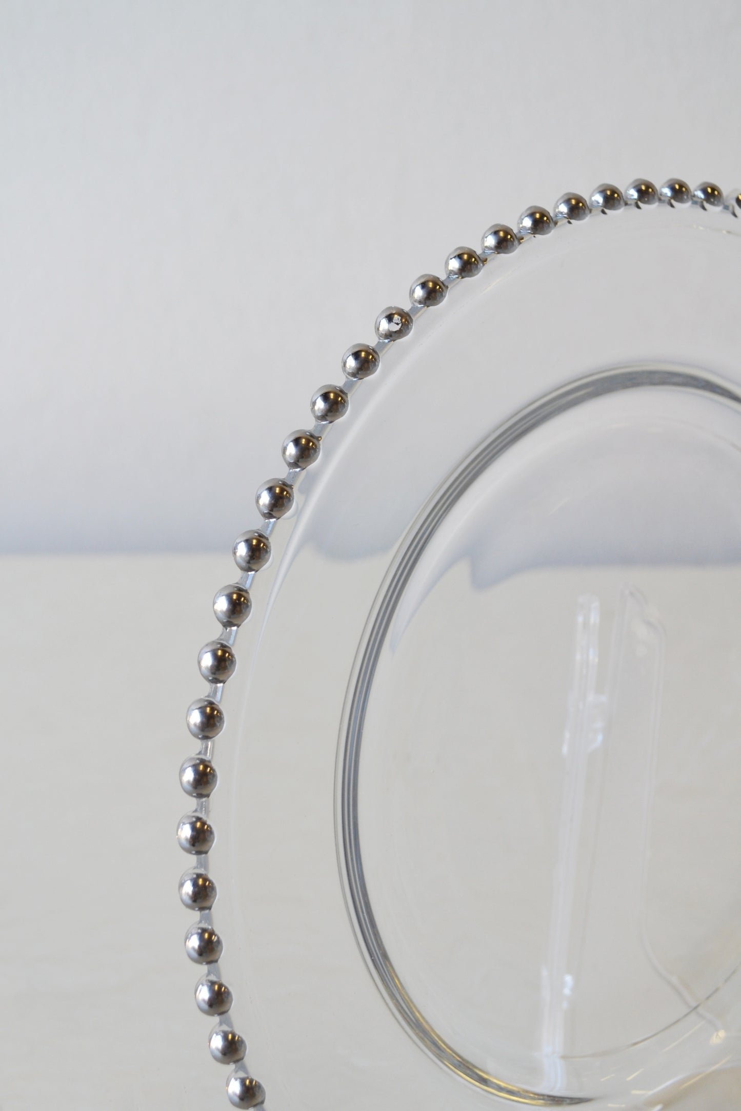 Silver Pearl Show Plate