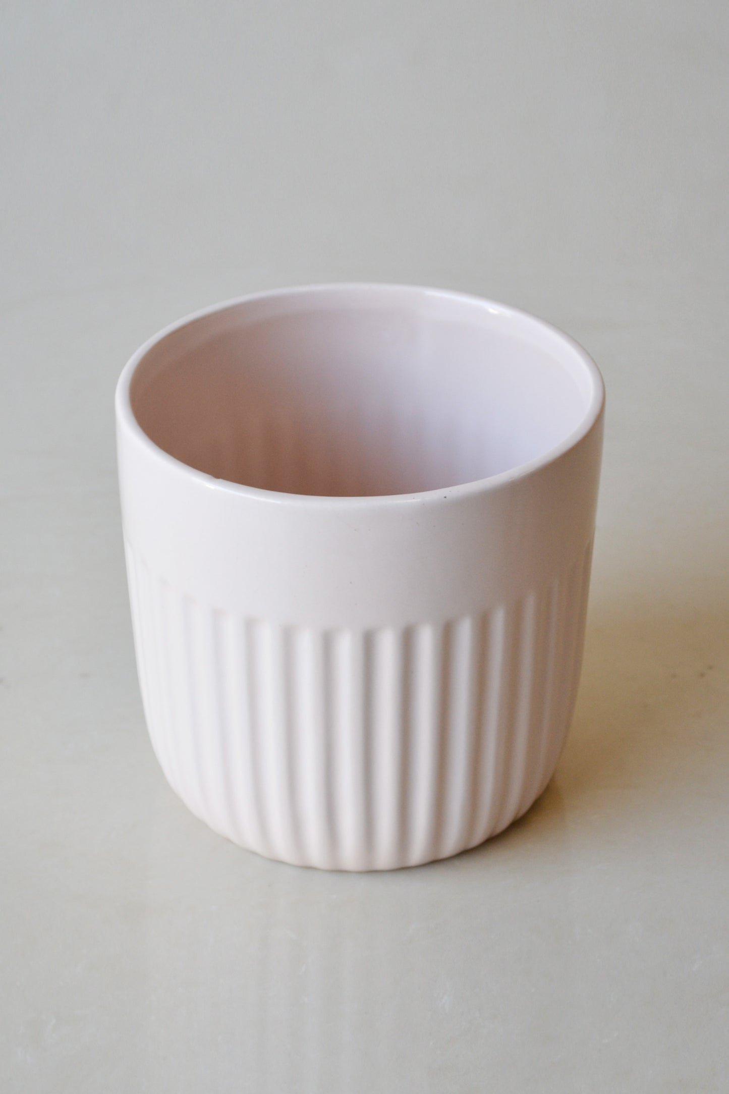 Nude Ribbed Pot
