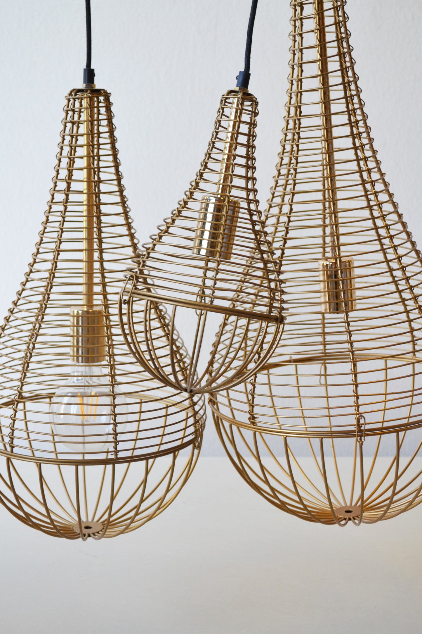 Cage Light Hanging Ornament Set