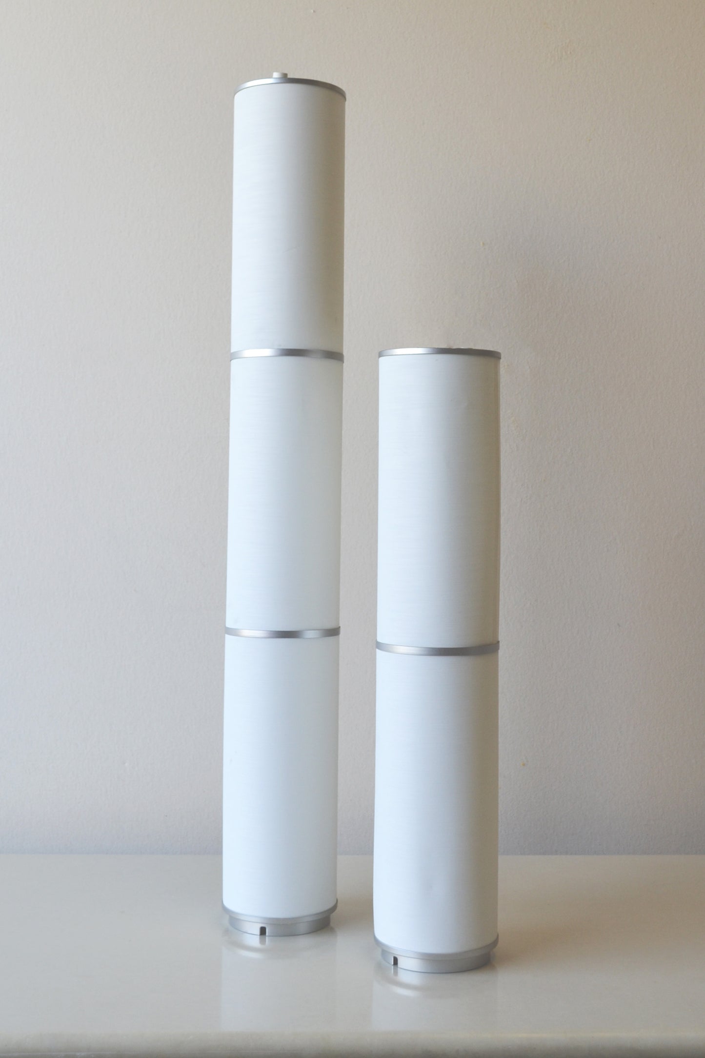 Modern Cylinder Floor Lamp Set