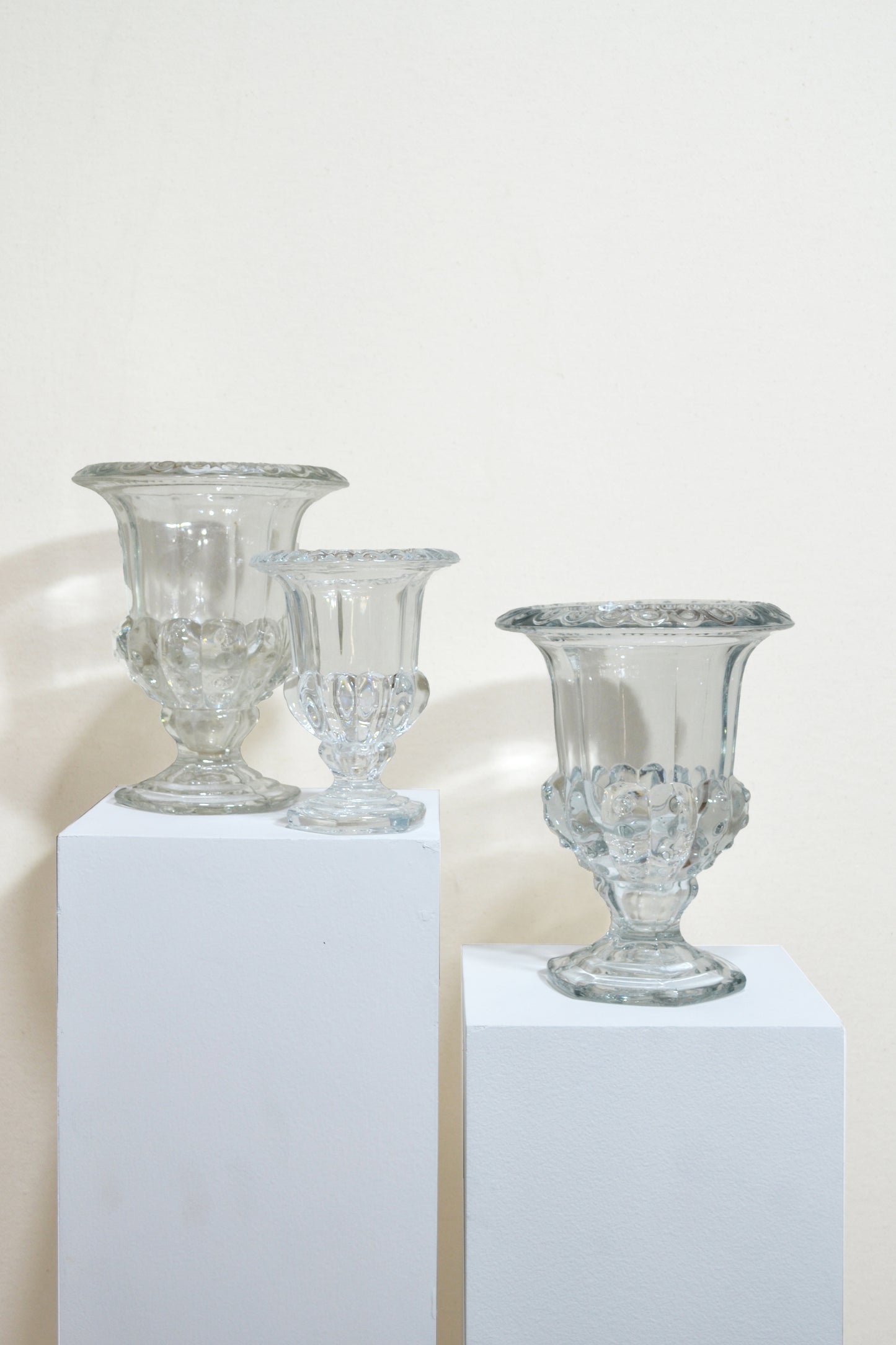 Classic Crystal Vase Set