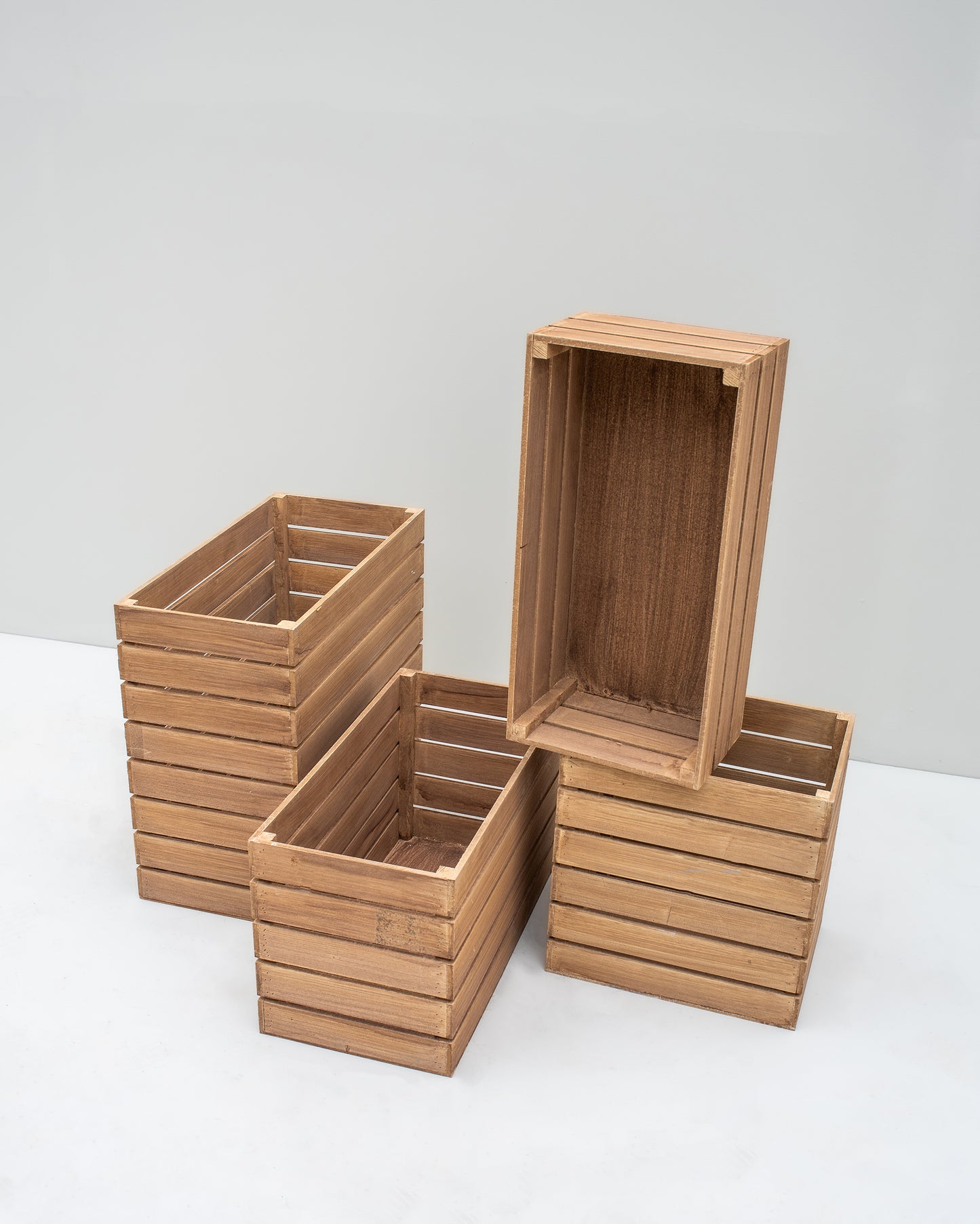 Wooden Crates Set