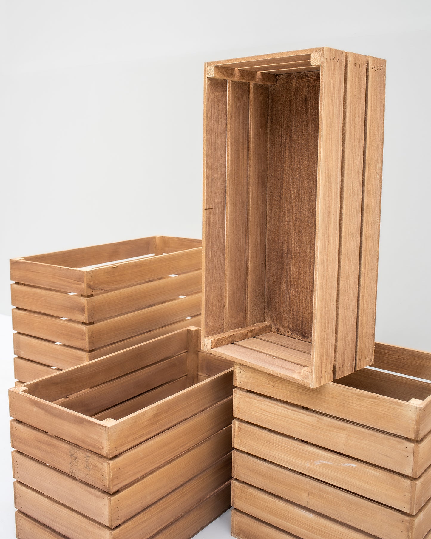 Wooden Crates Set