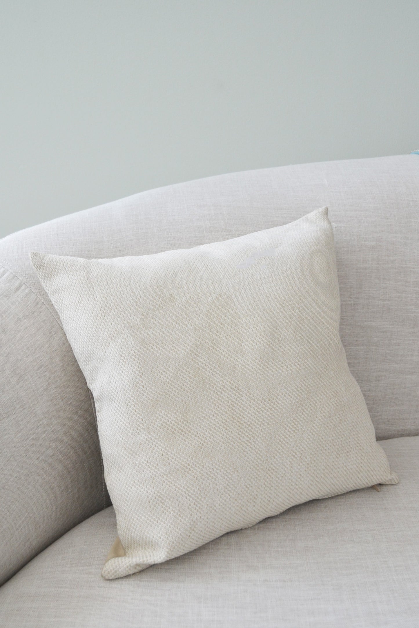 Off-White Linen Cushion