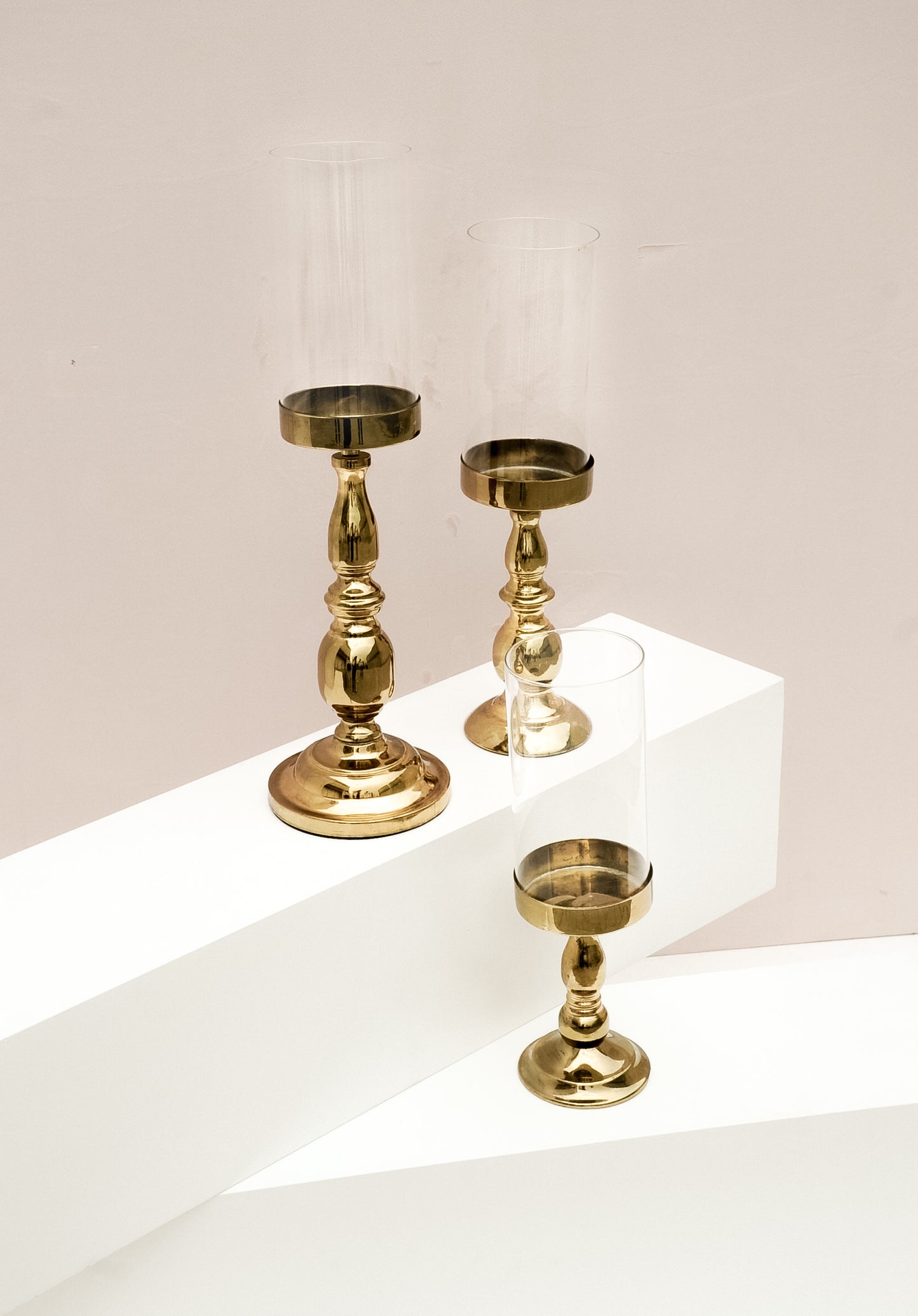 Gold Stand Candle Holders