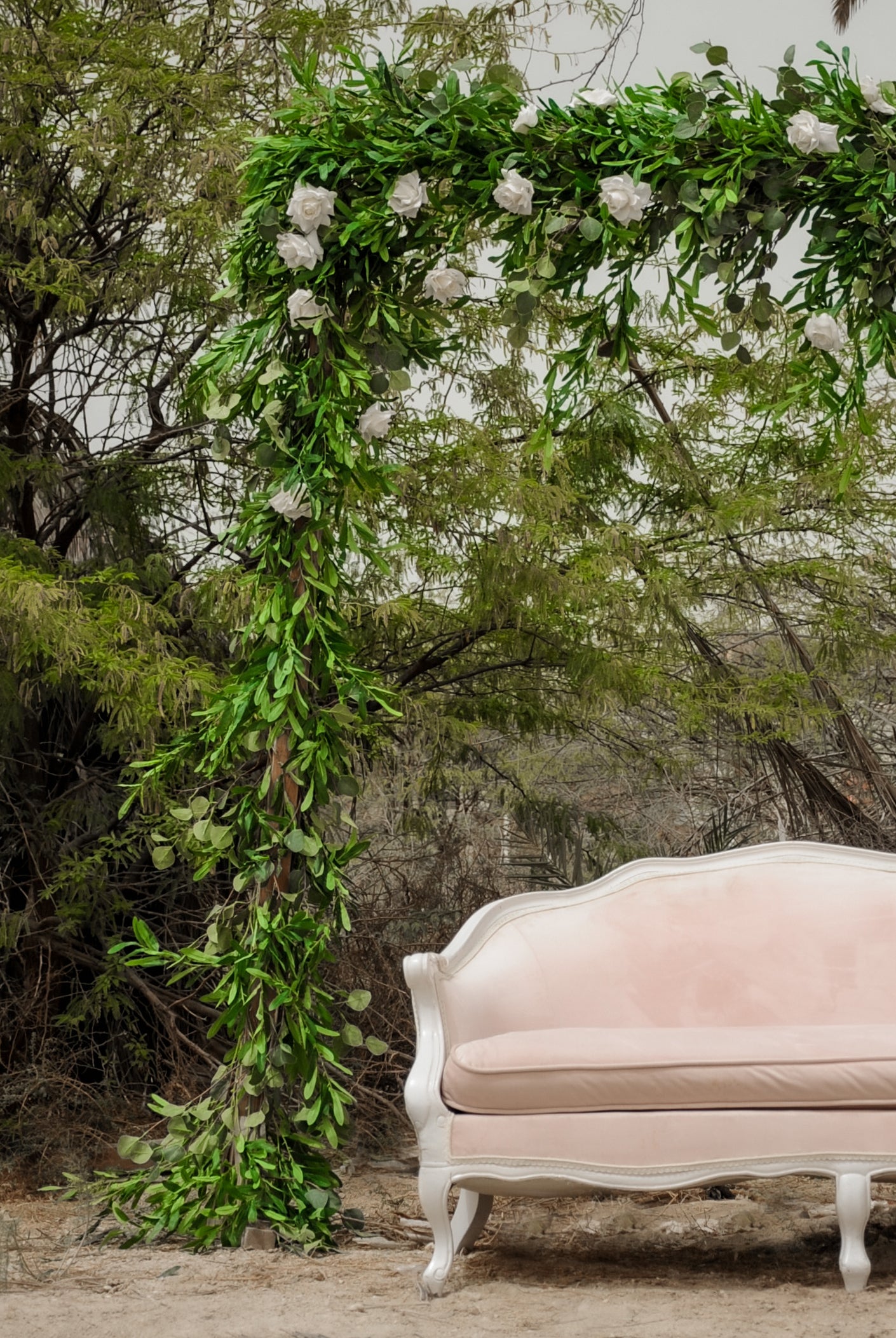 Delicate Dusty Pink Sofa