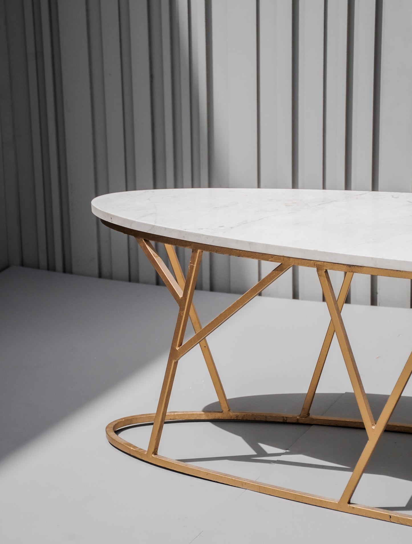 Spike Marble Top Coffee Table
