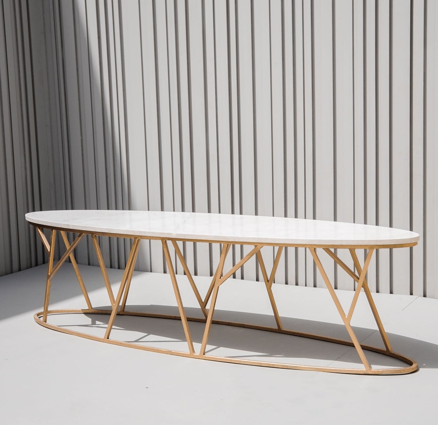 Spike Marble Top Coffee Table