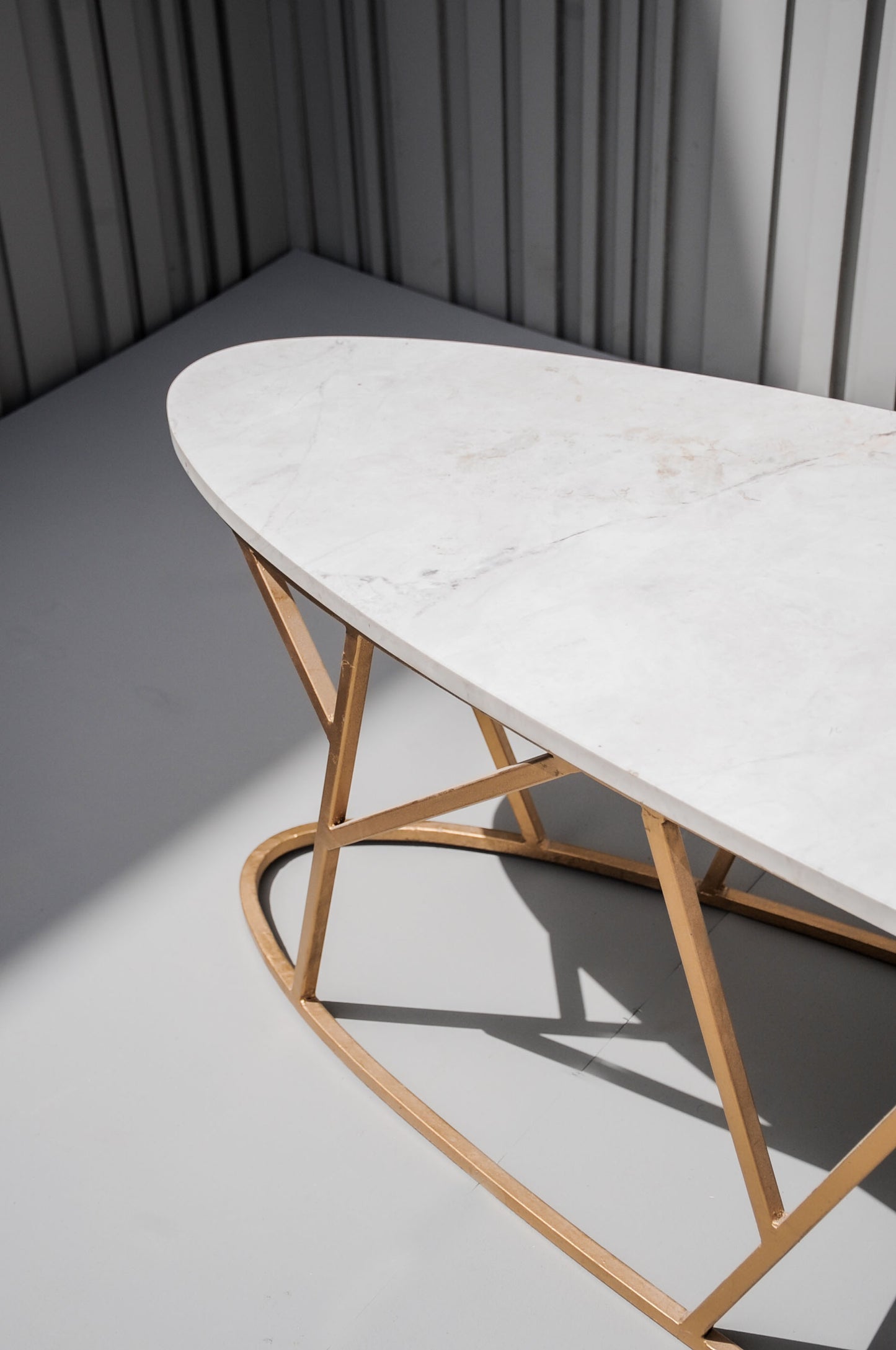 Spike Marble Top Coffee Table