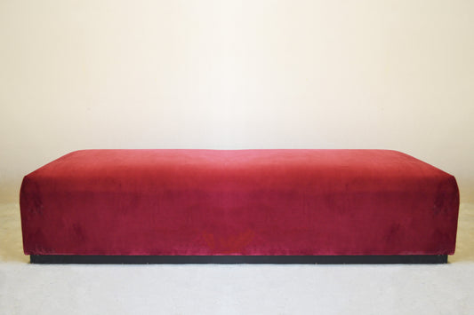 Maroon Ottoman