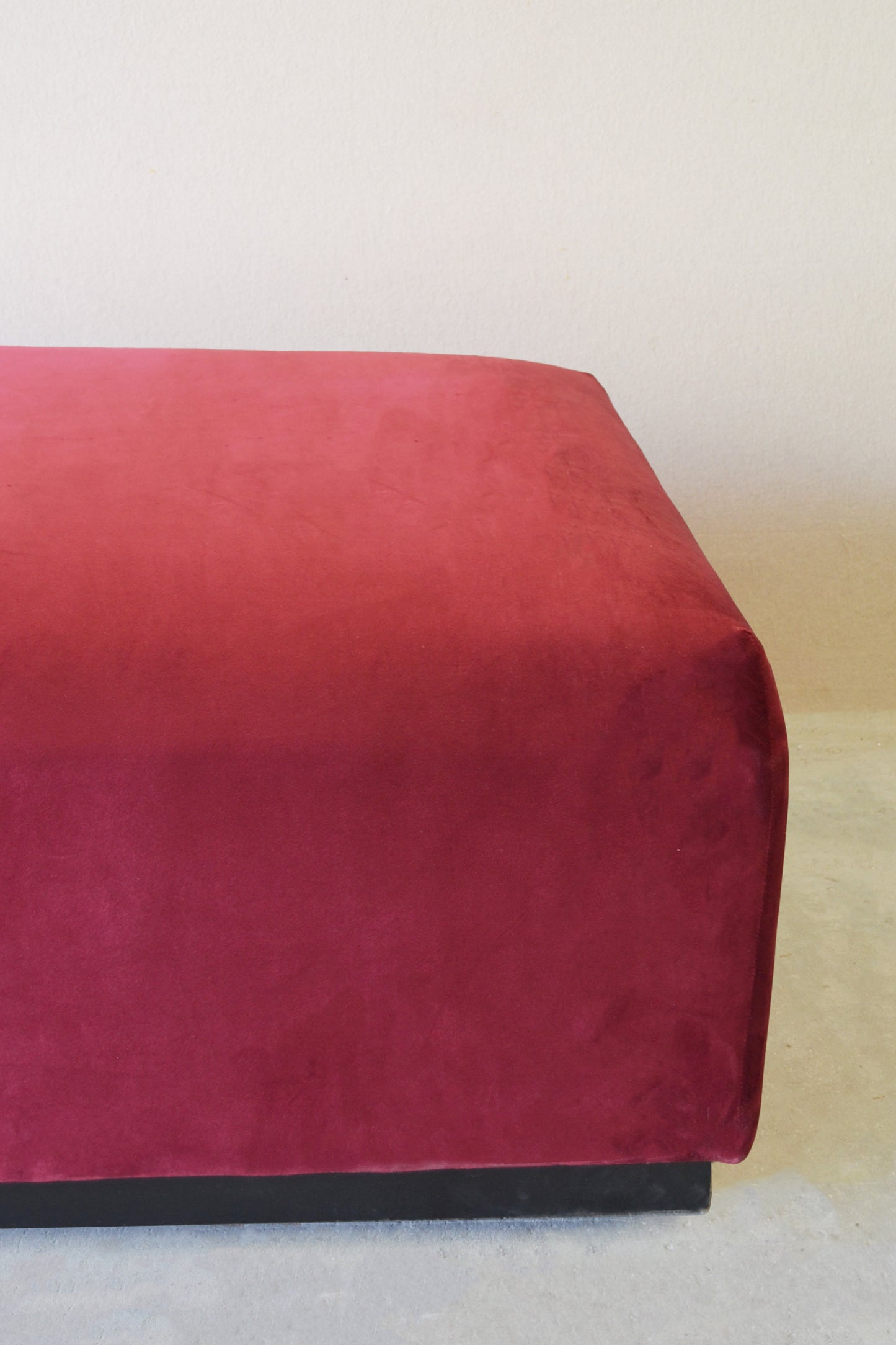 Maroon Ottoman