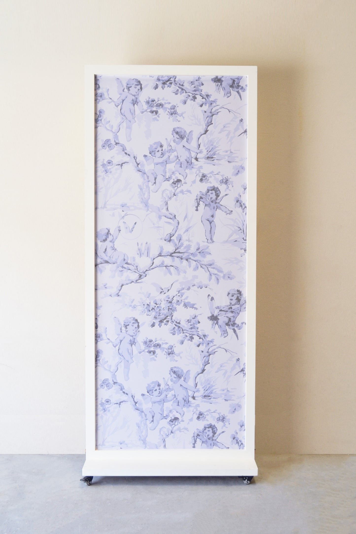 Rectangular Blue Printed Partition