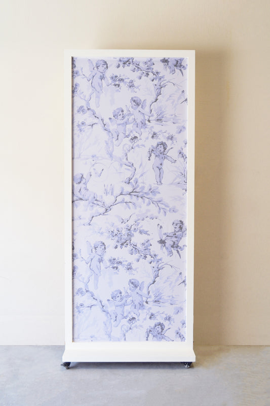 Rectangular Blue Printed Partition