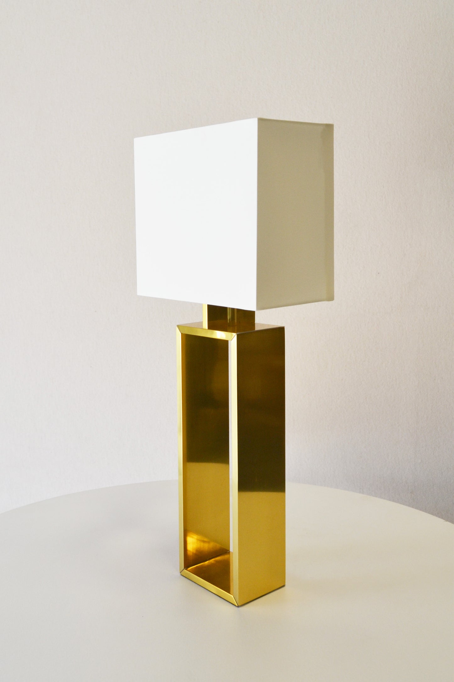 Gold Steel Lamp