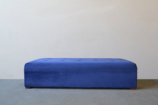 Royal Blue Ottoman