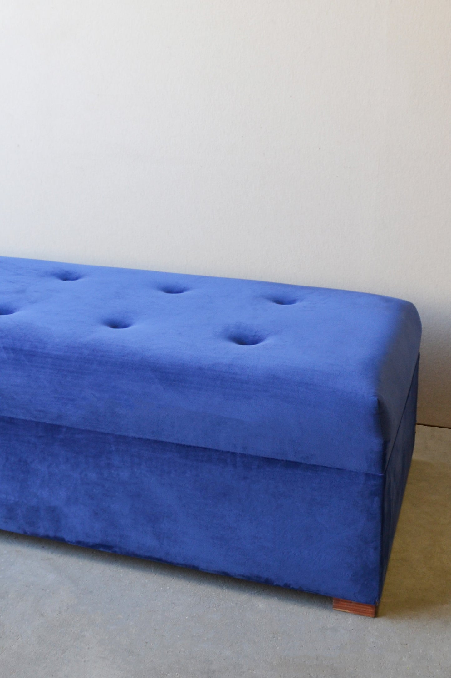 Royal Blue Ottoman