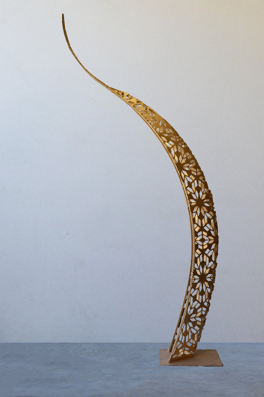 Golden Crescent Bloom