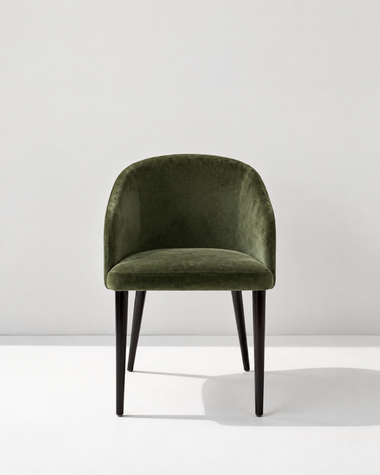 Green Low Back Dining Chair