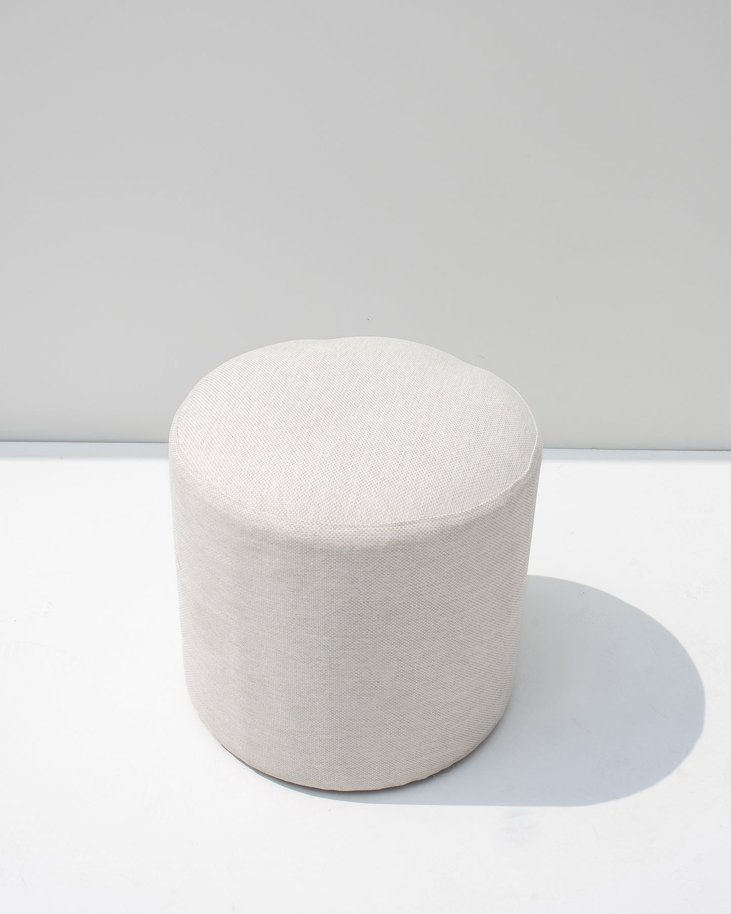 Linen Pouffe