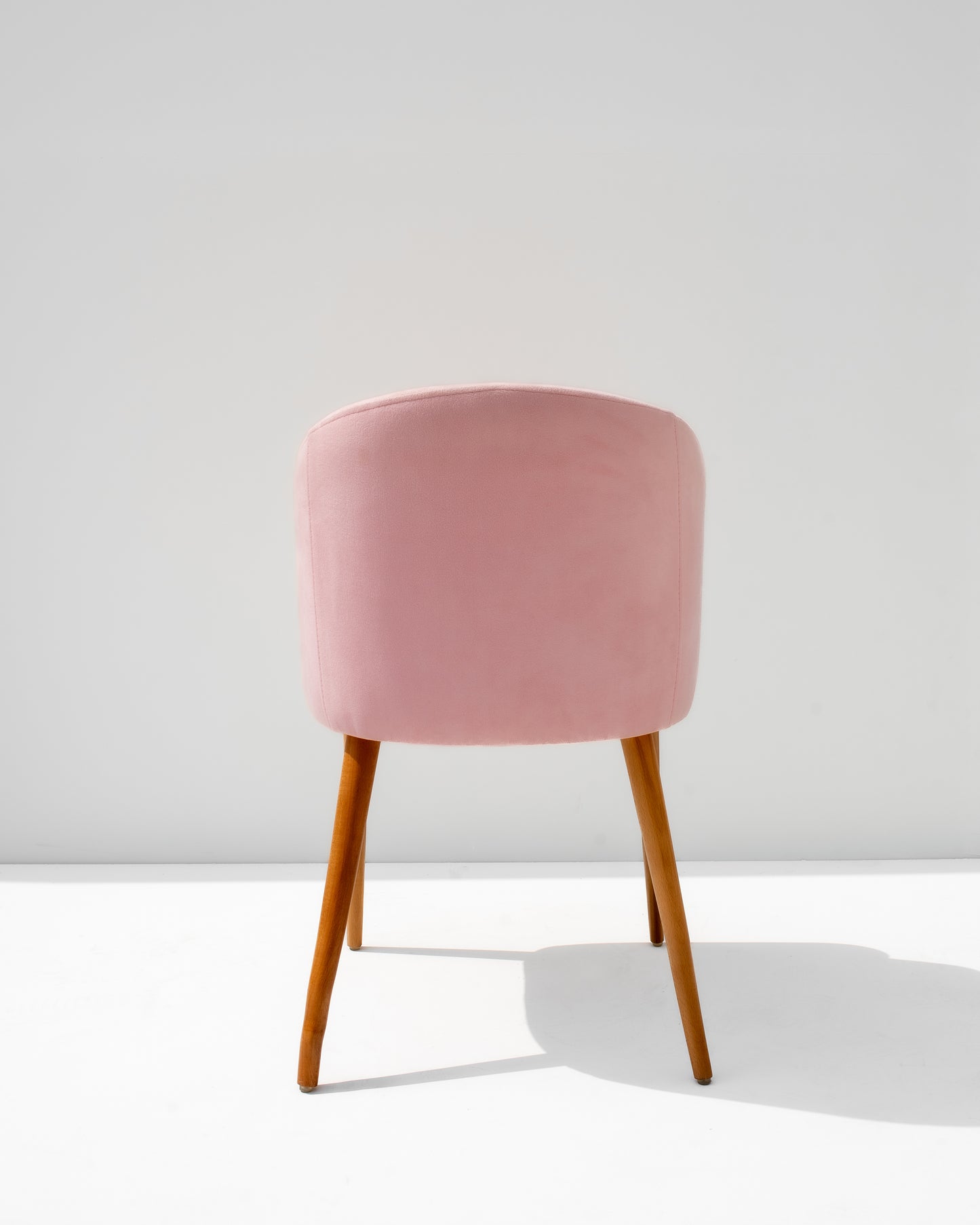 Dusty Pink Low Back Dining Chair