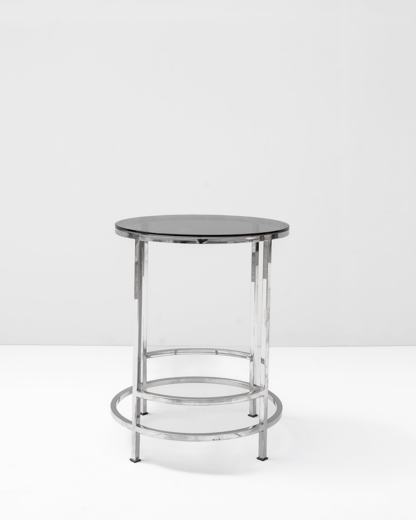 Round Steel Side Table