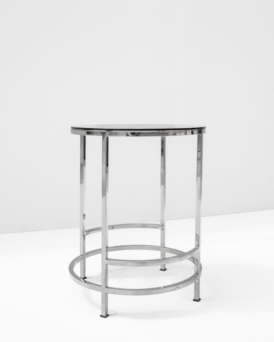 Round Steel Side Table