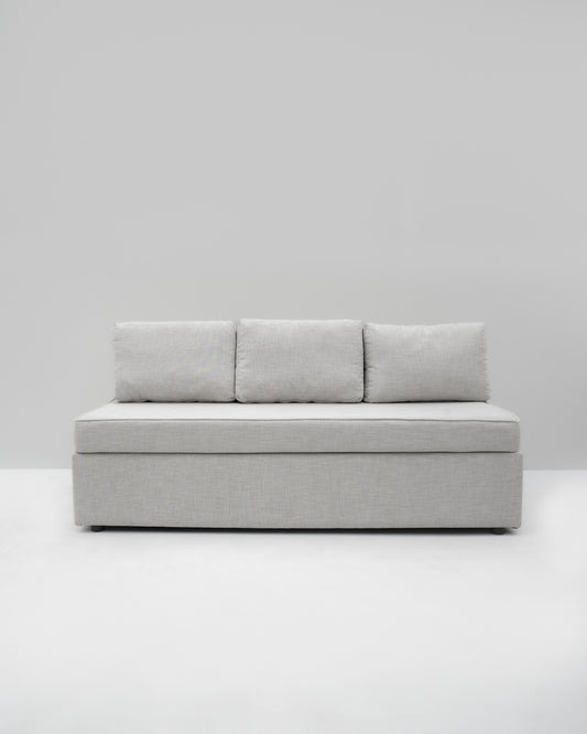 Straight Off White Sofa