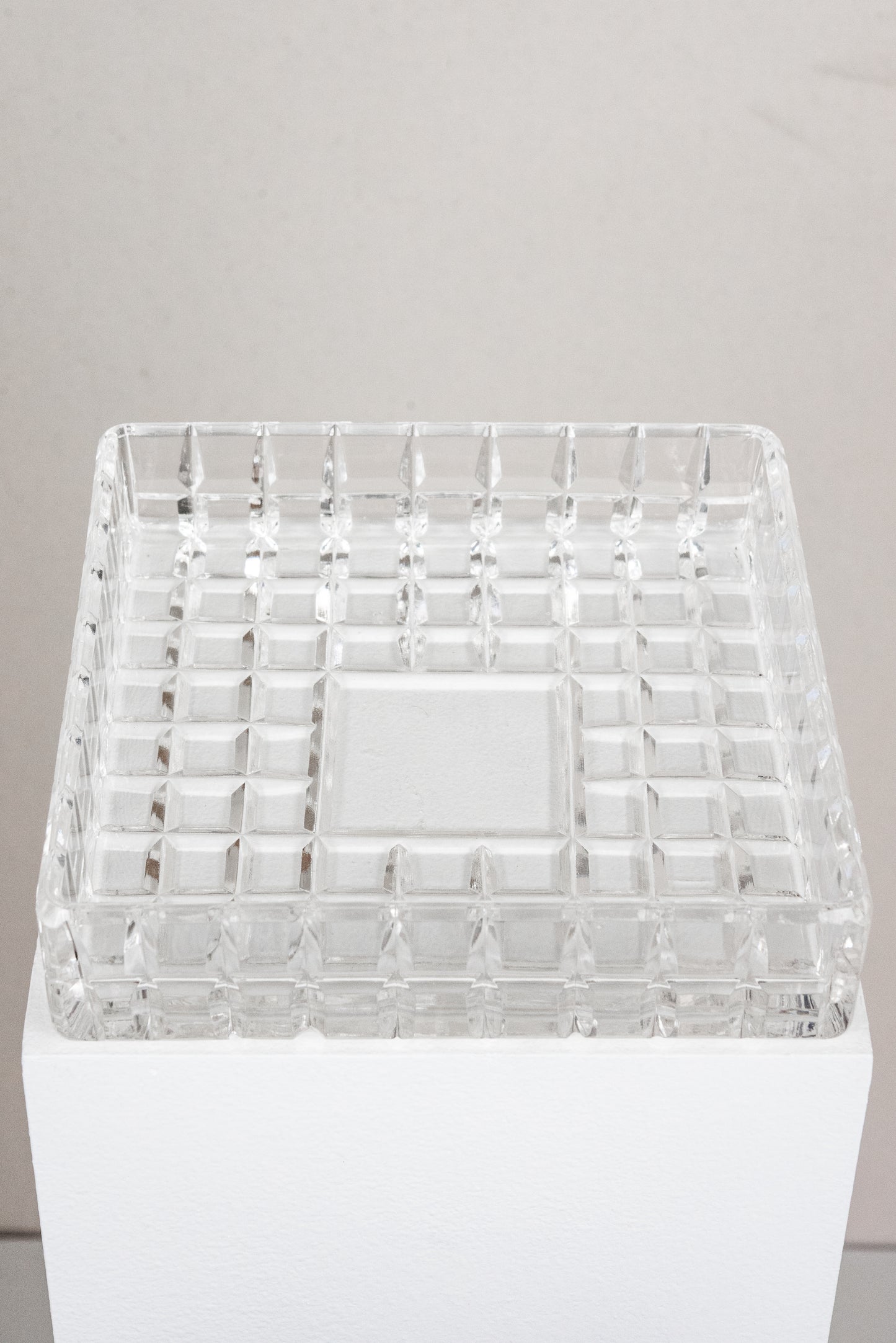 Square Crystal Tray