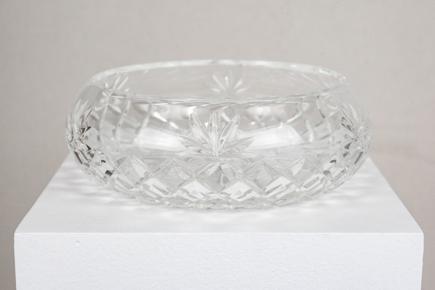 Small Round Crystal Bowl