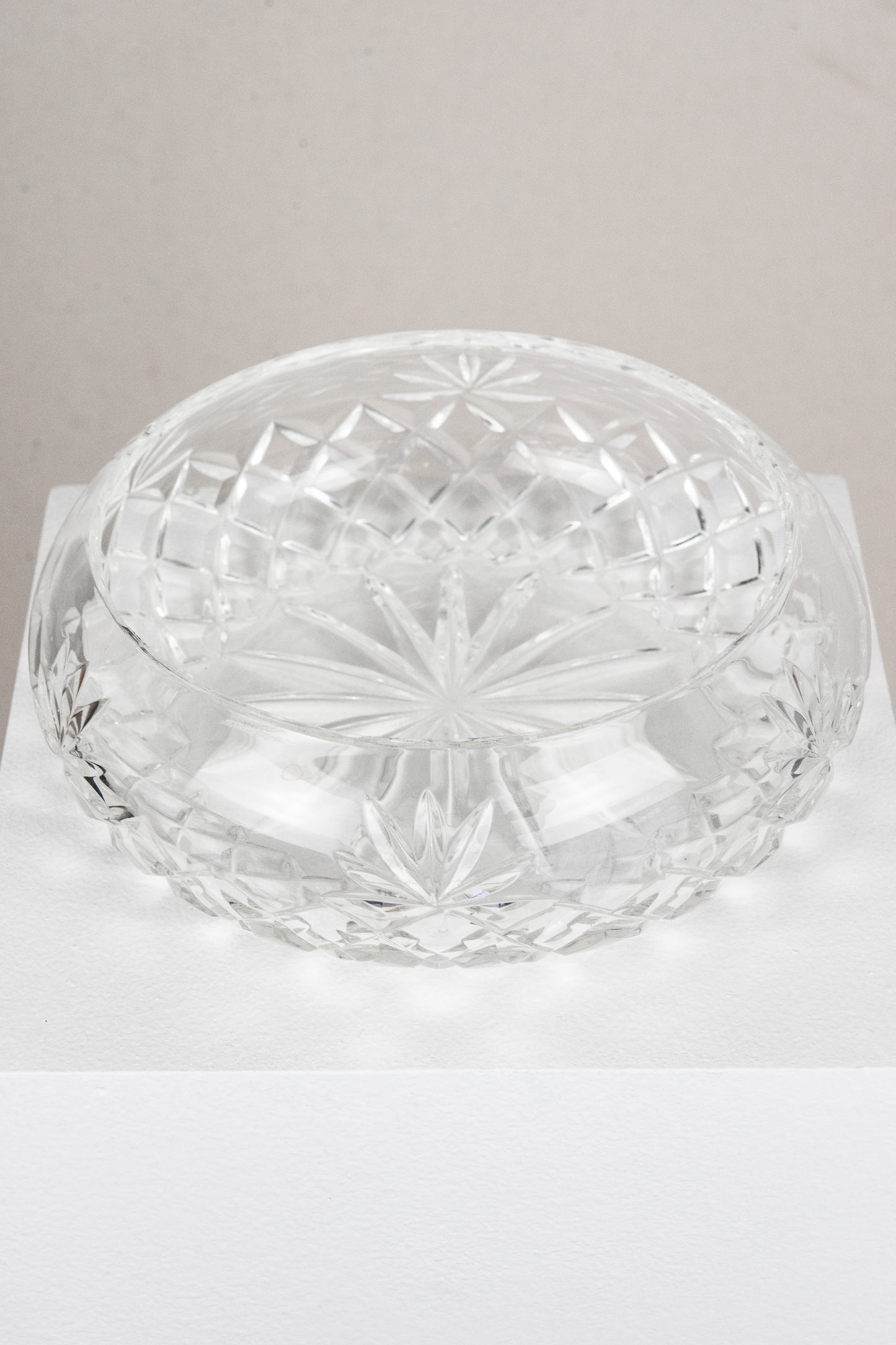 Small Round Crystal Bowl