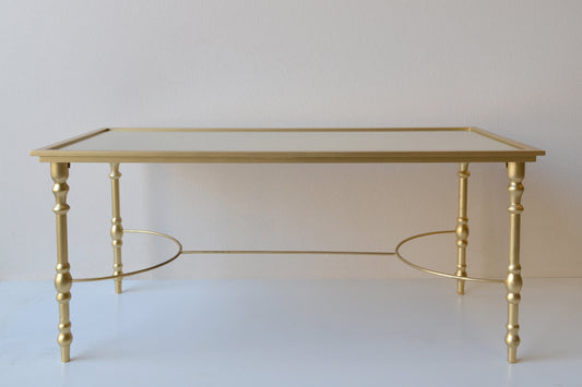 Sleek Gold Coffee Table