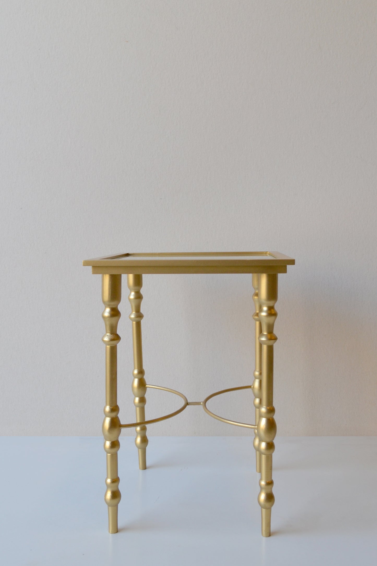 Sleek Gold Side Table