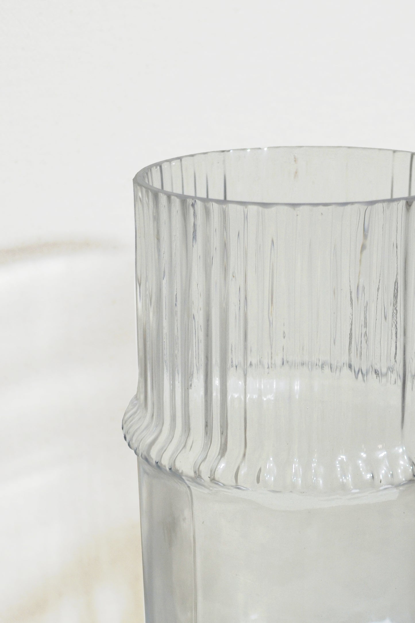 Pleated Top Vase