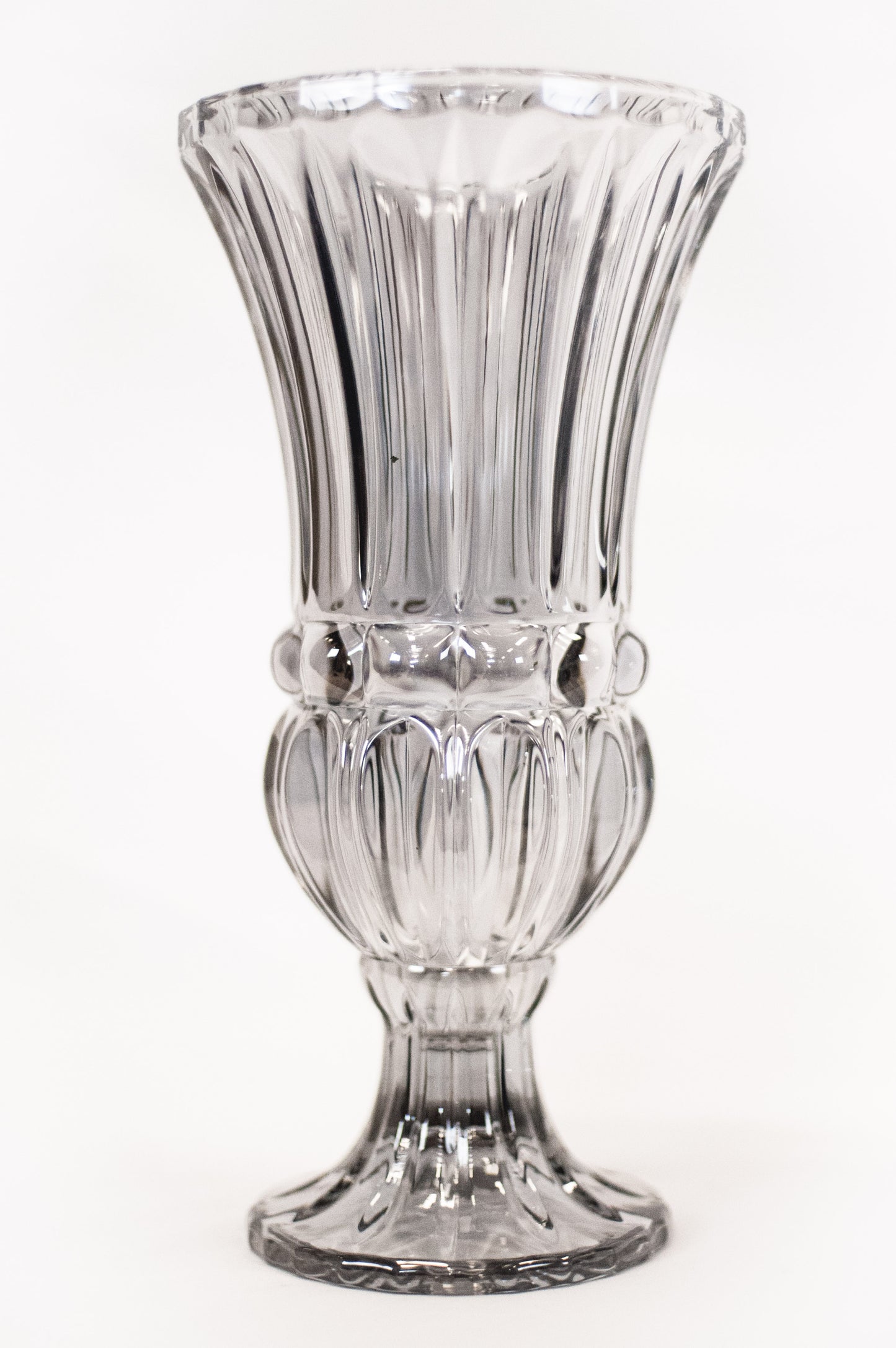 Grey Crystal Vase