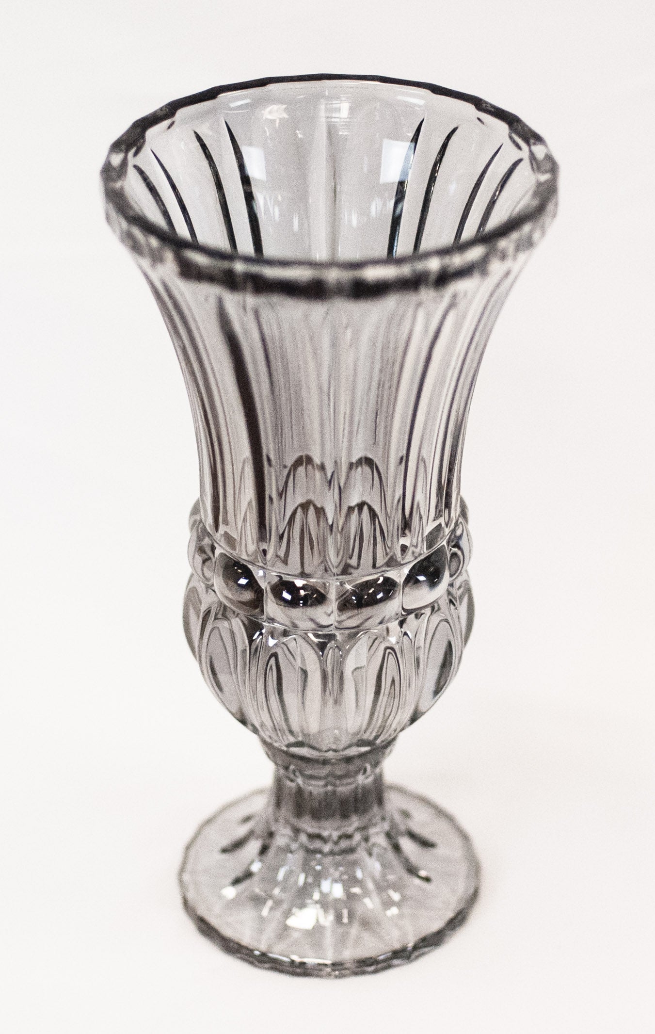 Grey Crystal Vase