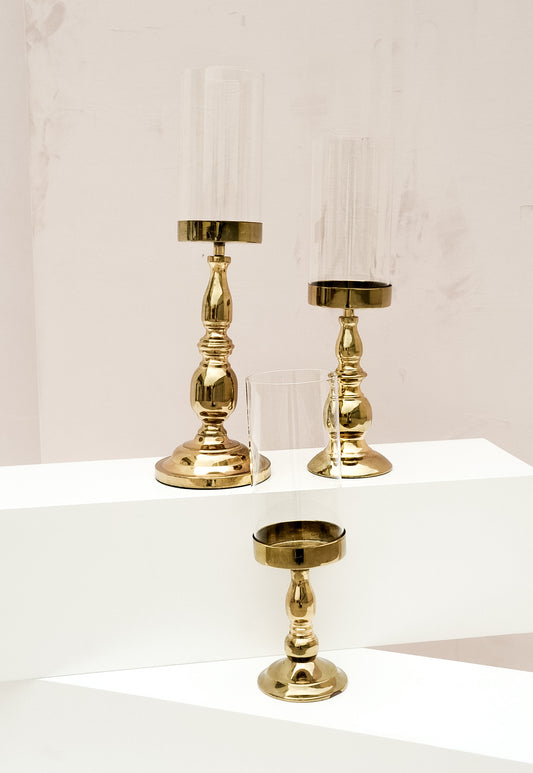 Gold Stand Candle Holders