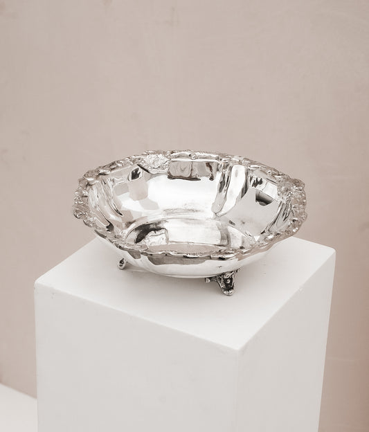 Detailed Silver Bowl