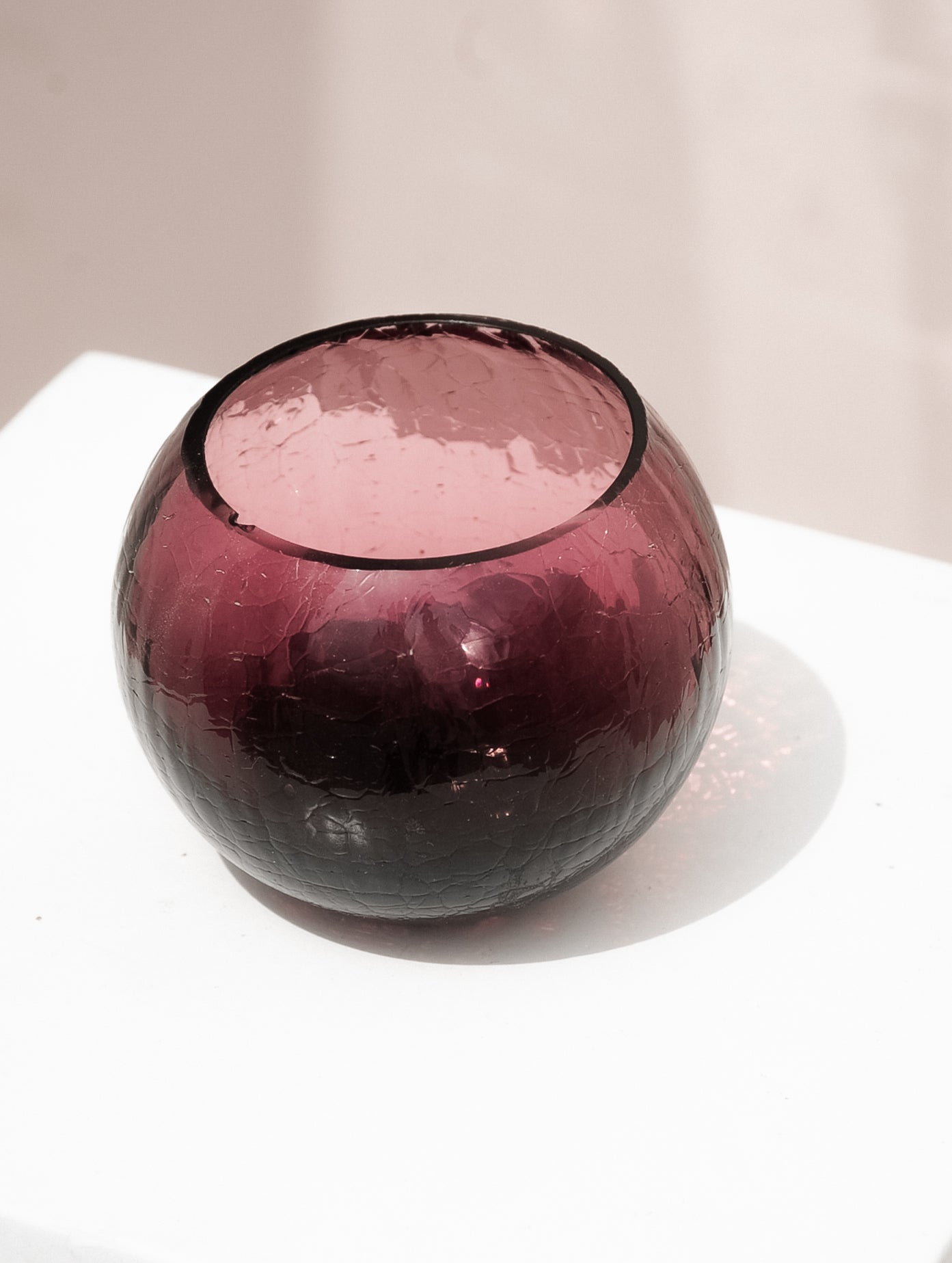 Burgundy Candle Holder