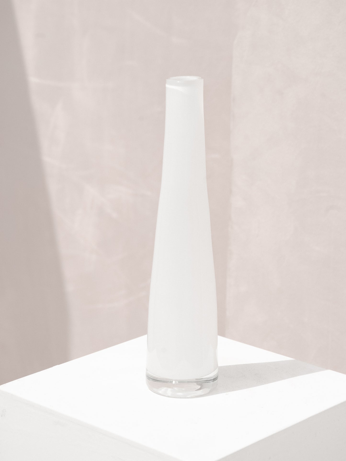 Slim White Vase