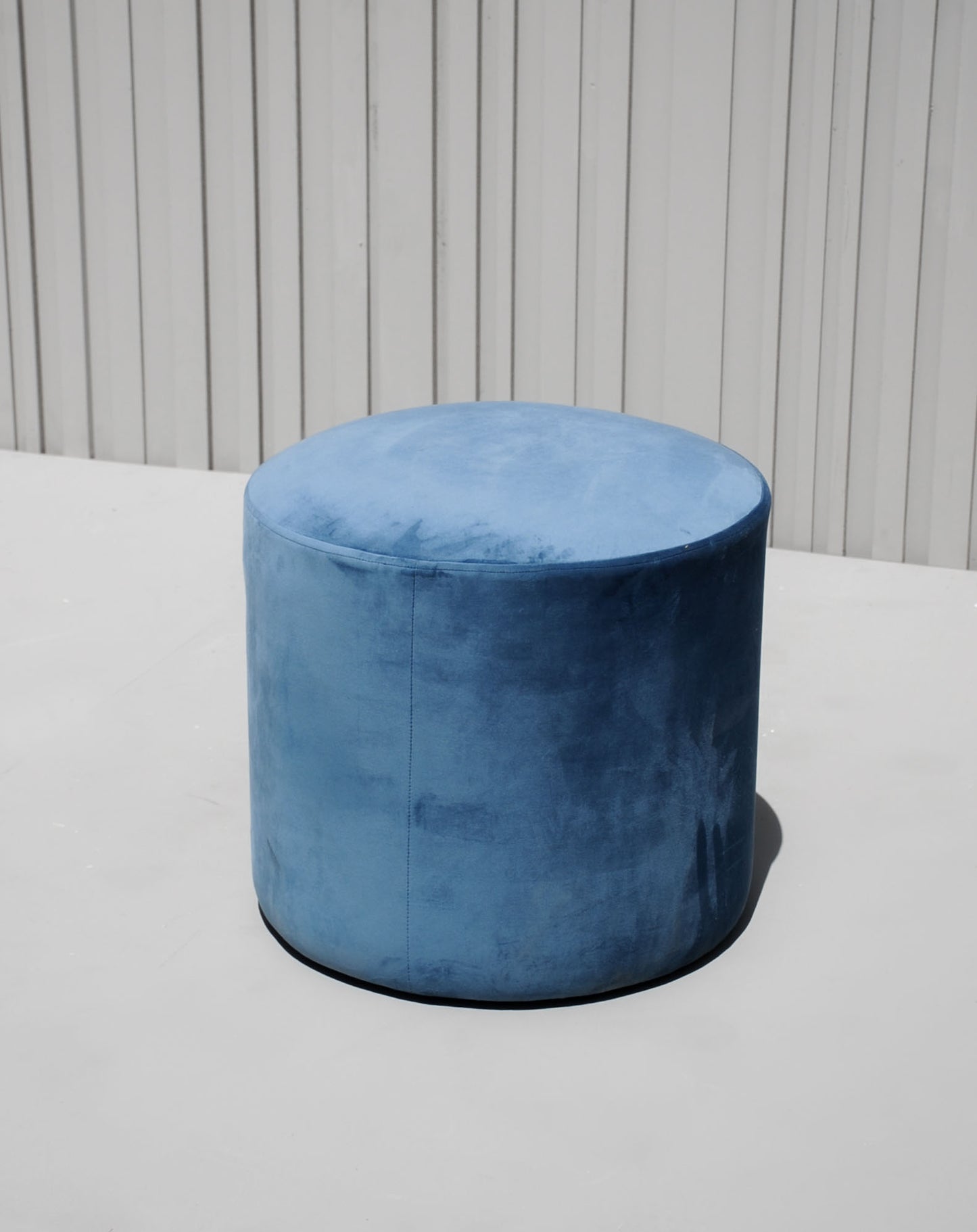 Single Pouffe - Blue