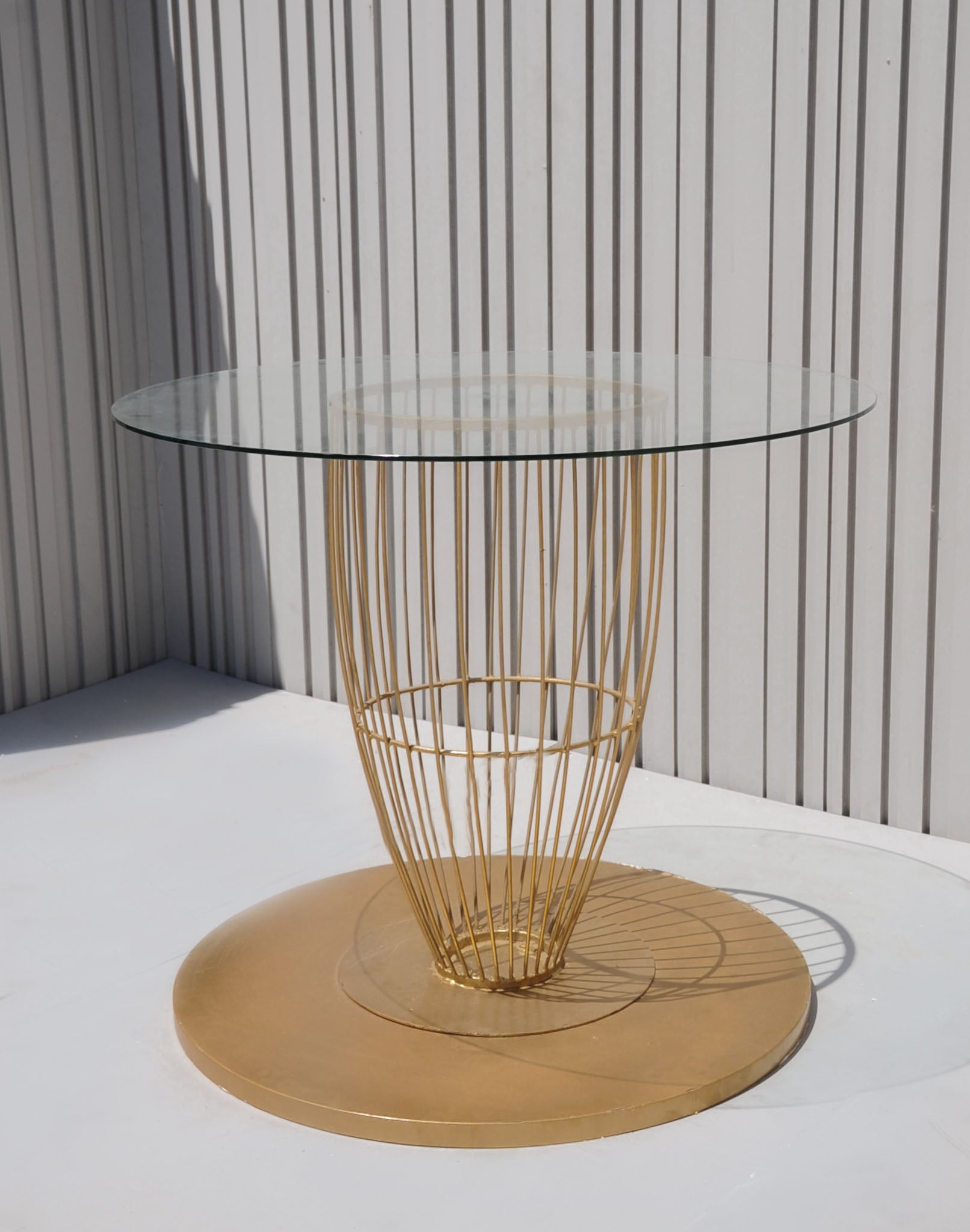 Consuler Table Rounded Round Console Table – Warehouse