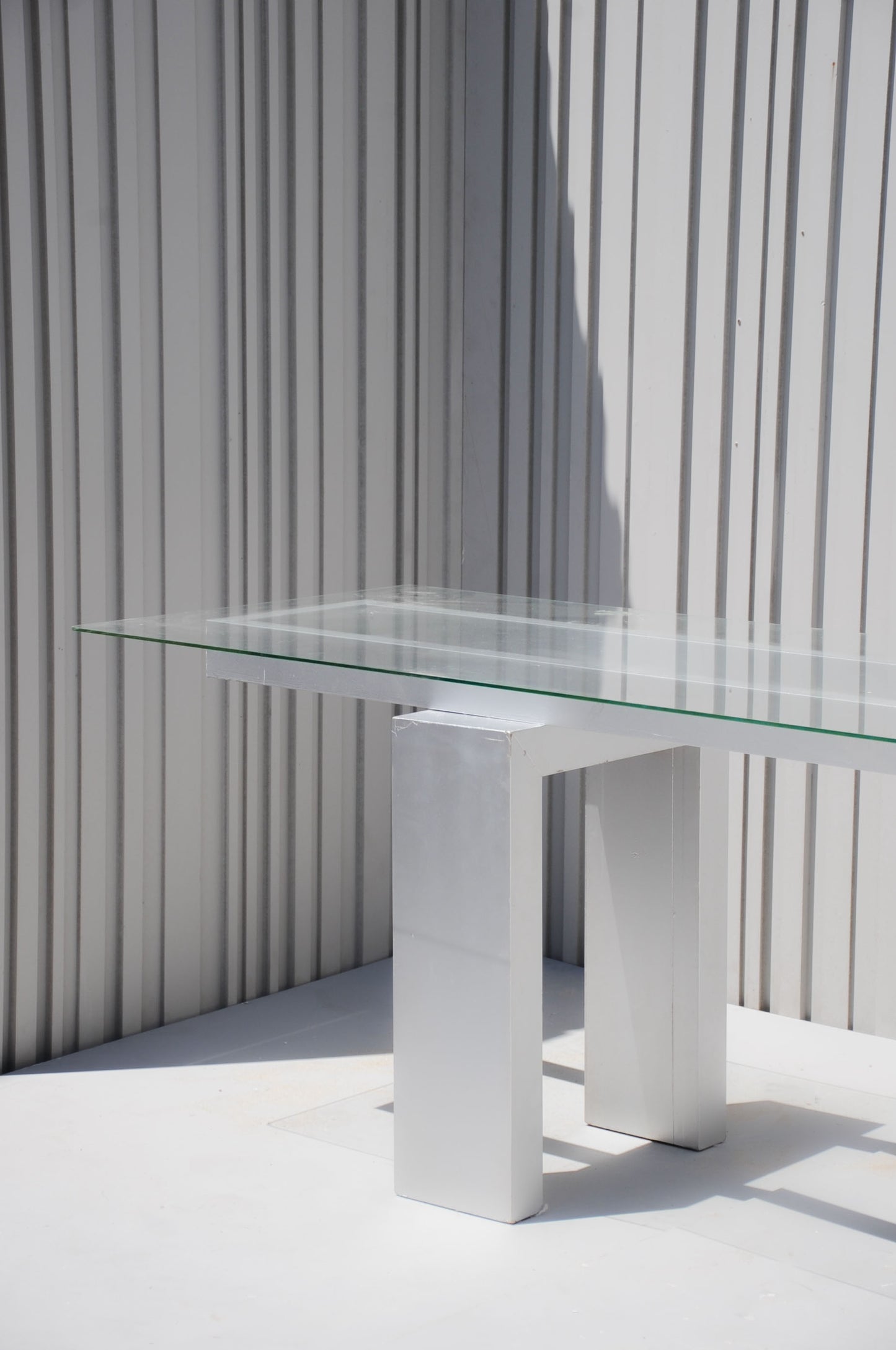 Glass Top Dining Table - Small