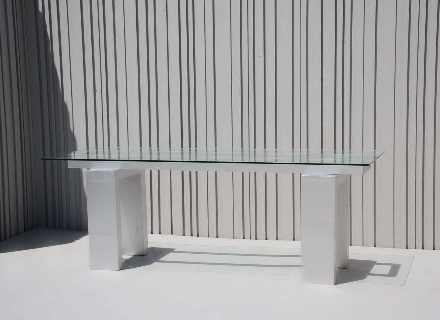 Glass Top Dining Table - Small